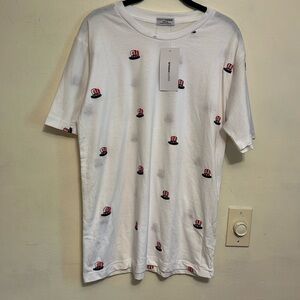 Eighth Avenue medium men’s T-shirt with patriotic hats 4th of July